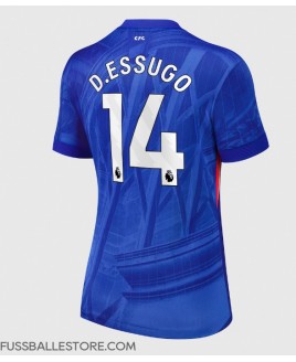 Günstige Chelsea Dario Essugo #14 Heimtrikot Damen 2025-26 Kurzarm